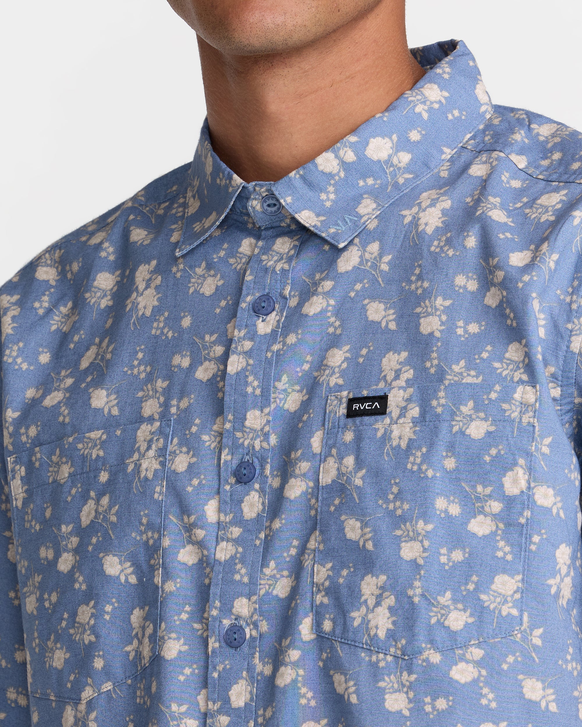 Breezy Short Sleeve Shirt - Vintage Blue | RVCA near me