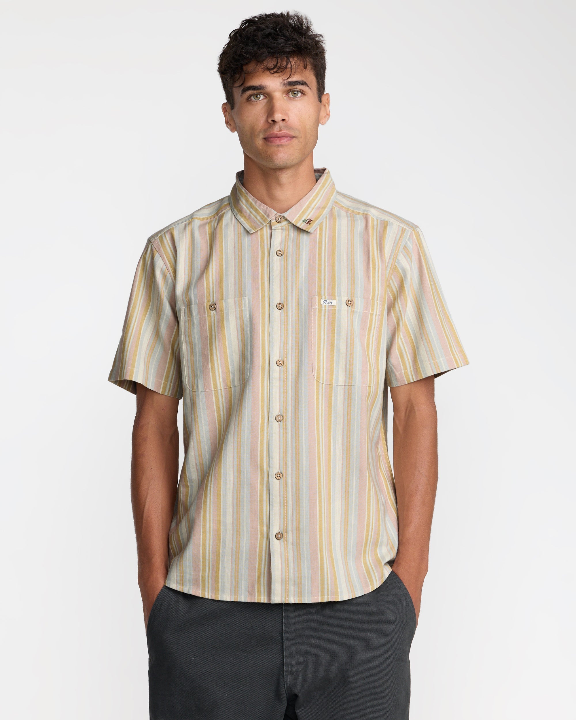 Talum Short Sleeve Shirt - Ceramic | RVCA online