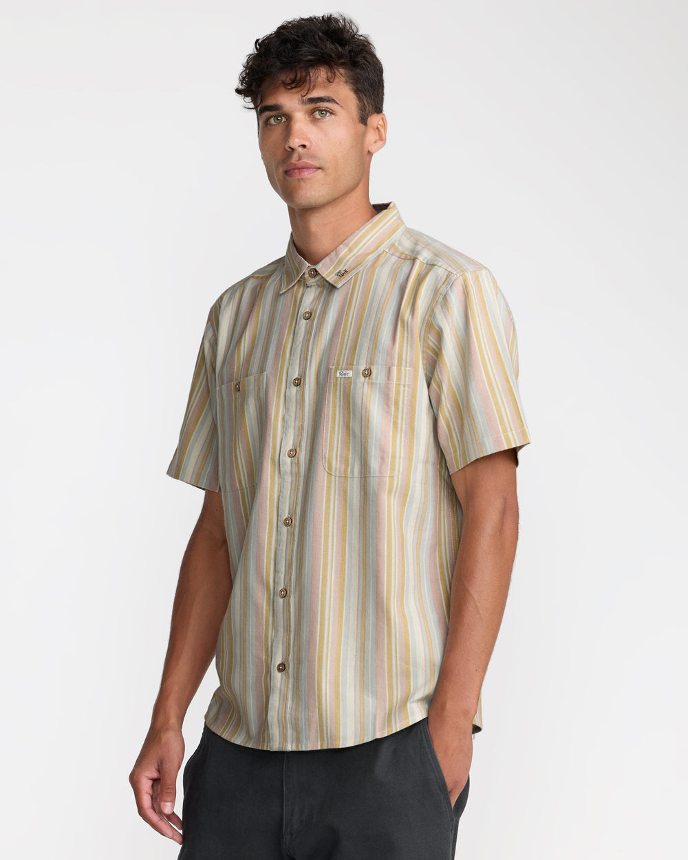 Talum Short Sleeve Shirt - Ceramic | RVCA online