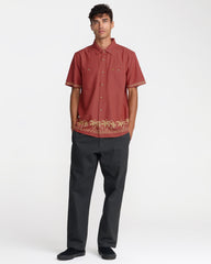 Talum Short Sleeve Shirt - Dusty Red | RVCA US