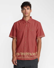 Talum Short Sleeve Shirt - Dusty Red | RVCA US