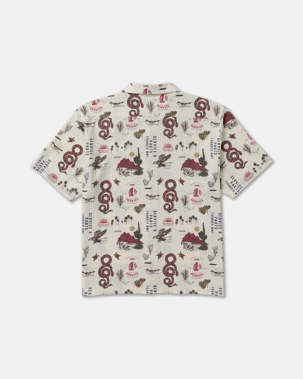 Wasteland Short Sleeve Shirt - Natural | RVCA discount