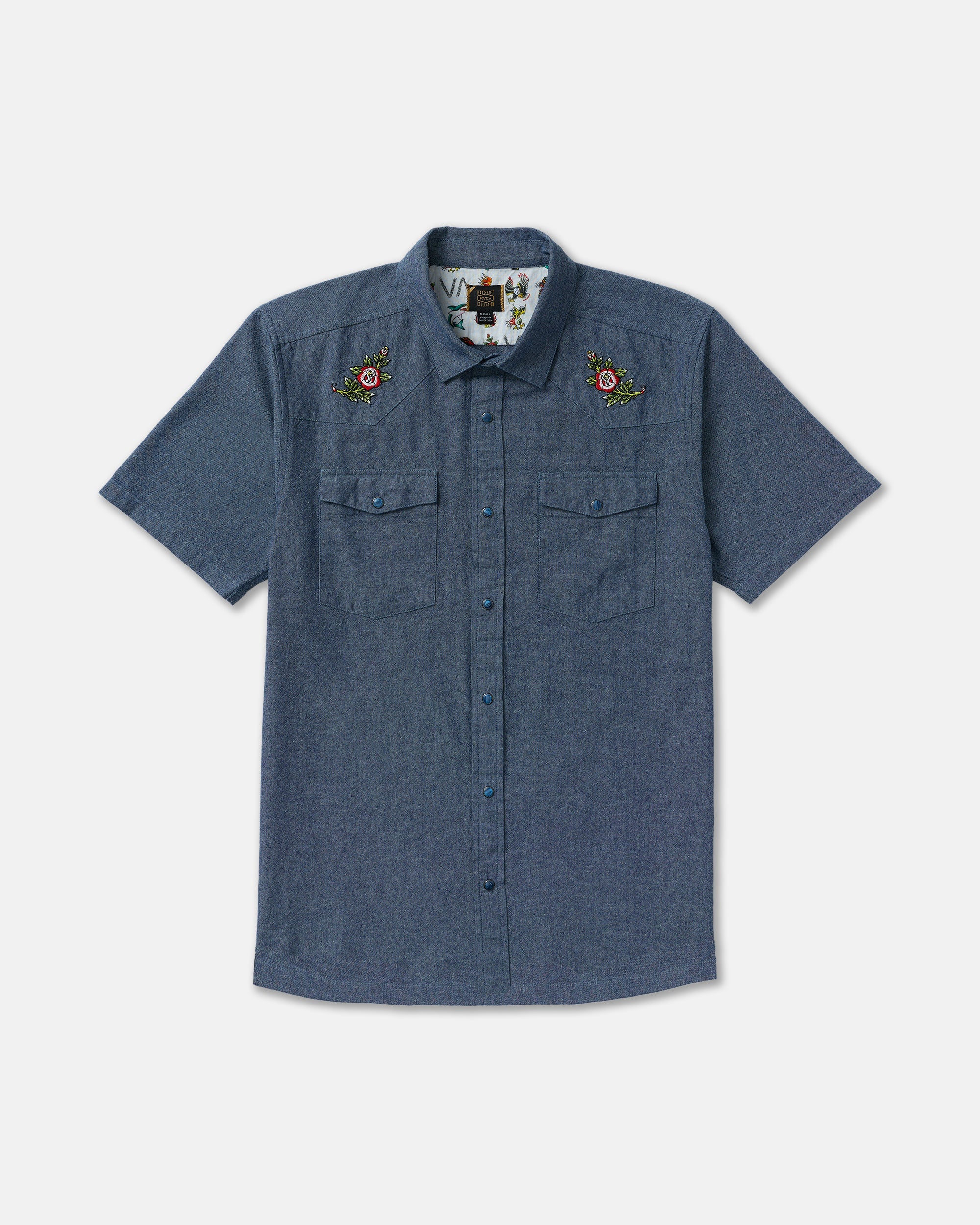 Rosa Chambray Shirt - Indigo | RVCA outlet