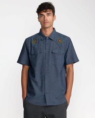 Rosa Chambray Shirt - Indigo | RVCA outlet