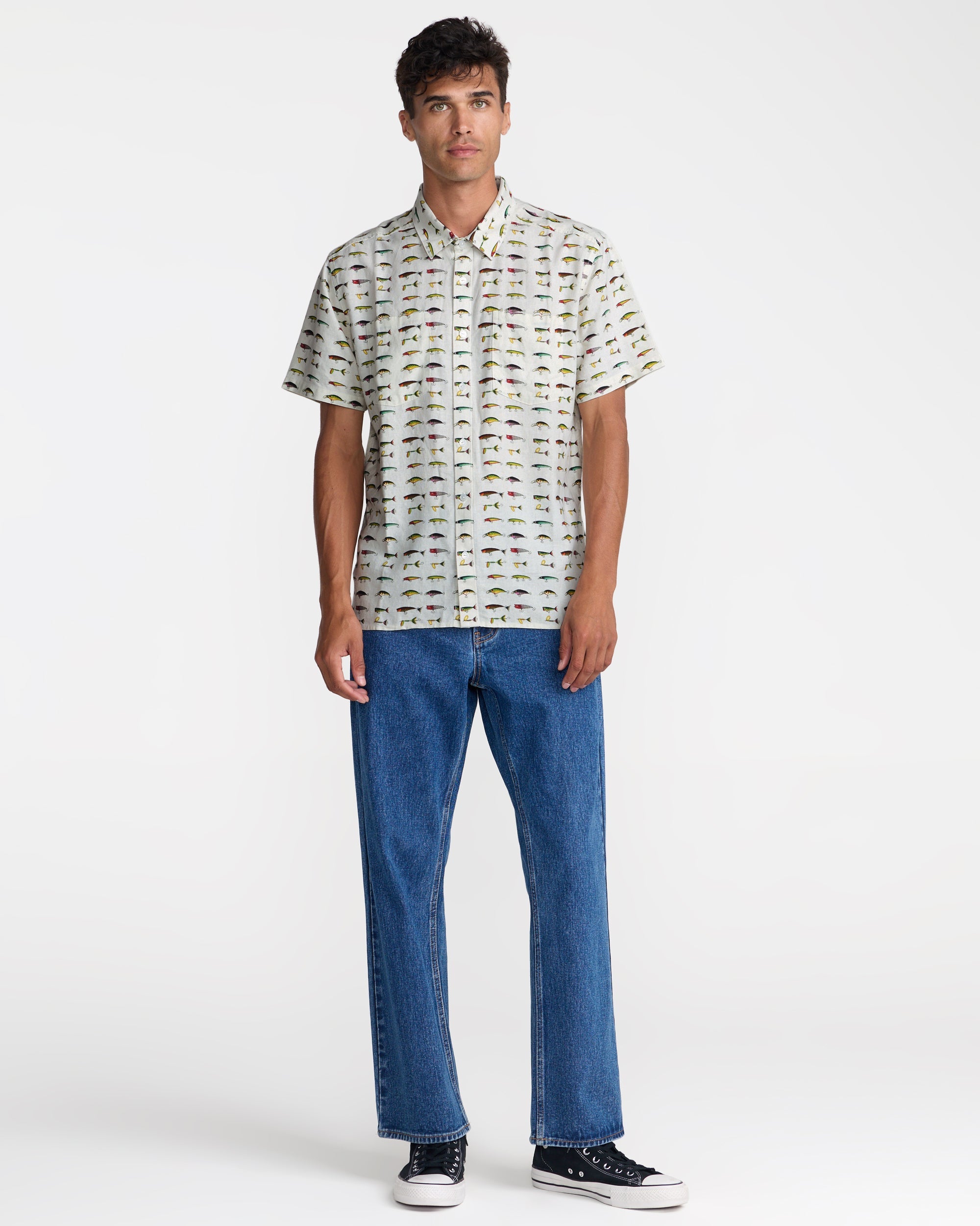Tackle Shop Short Sleeve Shirt - Wheat | RVCA near me