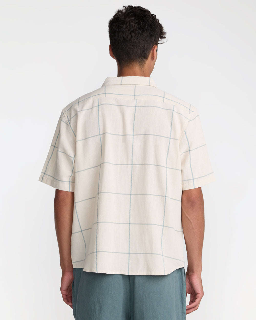 VAcancy Plaid Short Sleeve Shirt - Ceramic | RVCA sale
