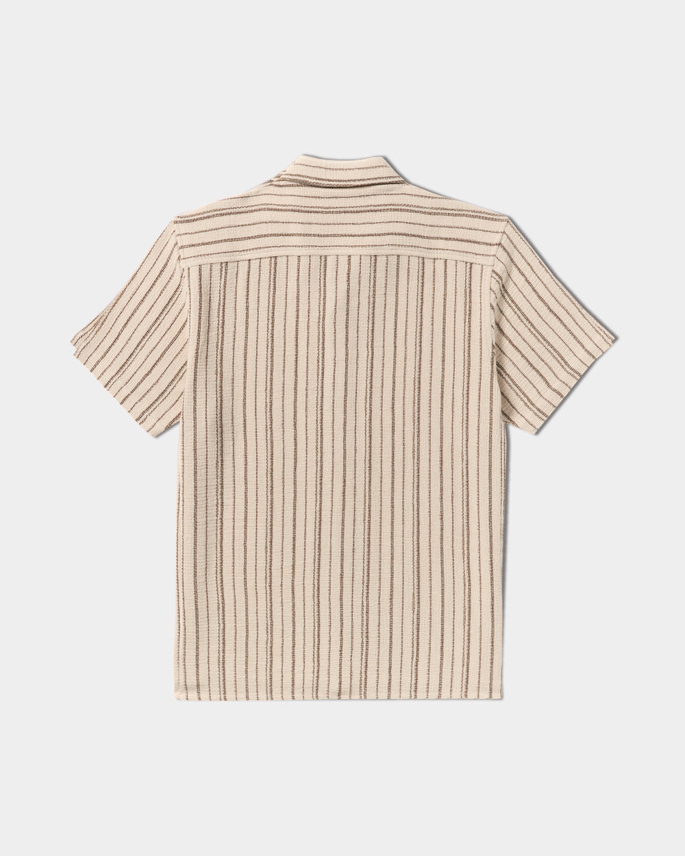 Vacancy Stripe Short Sleeve Shirt - Ceramic | RVCA for sale