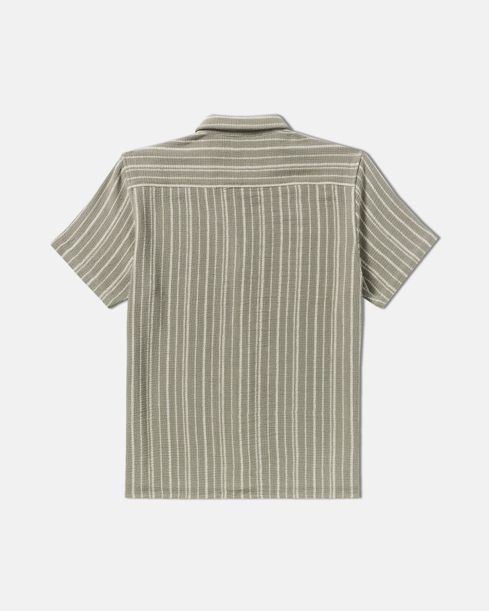 Vacancy Stripe Short Sleeve Shirt - Light Olive | RVCA online
