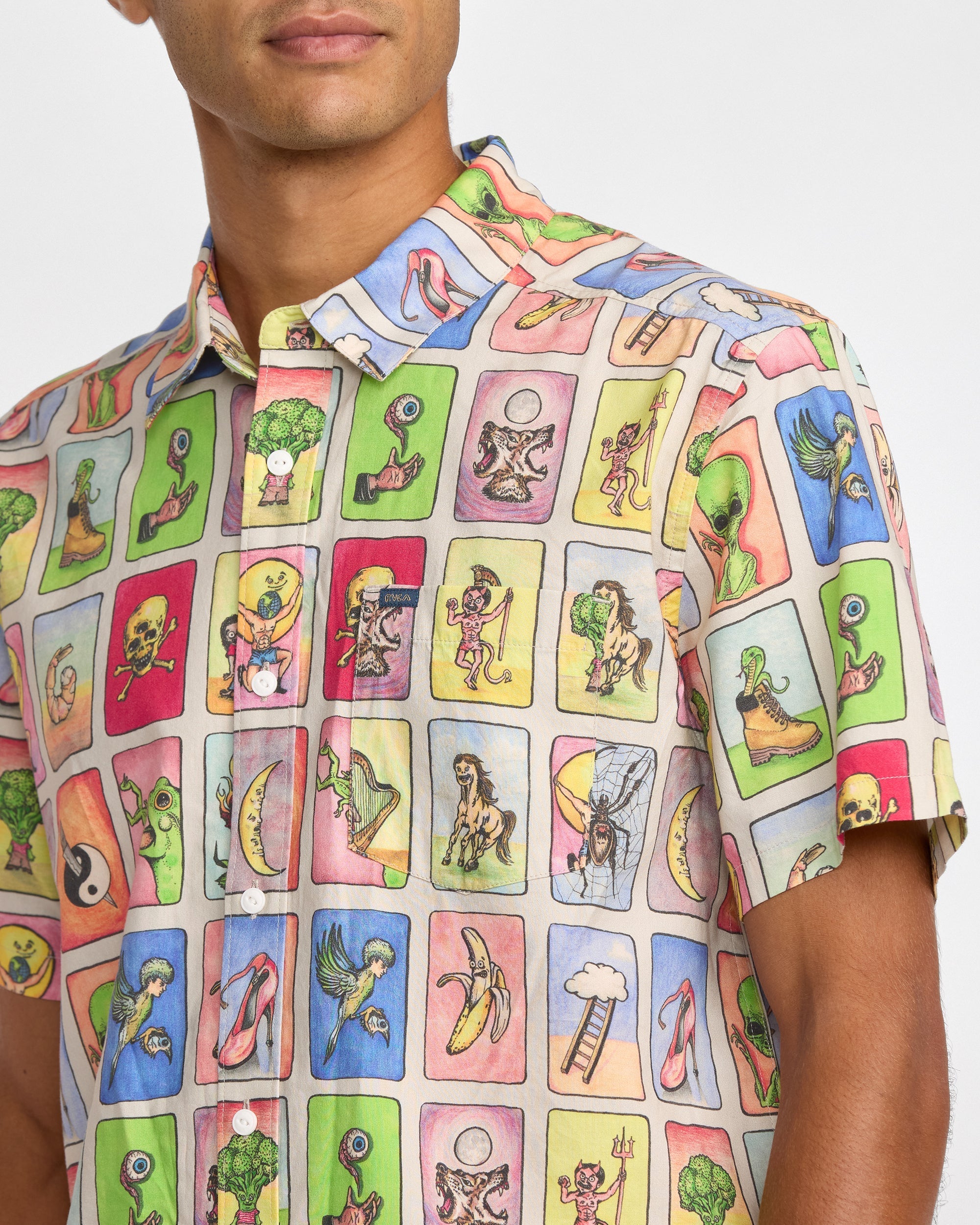 KSL Tarjeta Short Sleeve Shirt - Multi KSL | RVCA near me