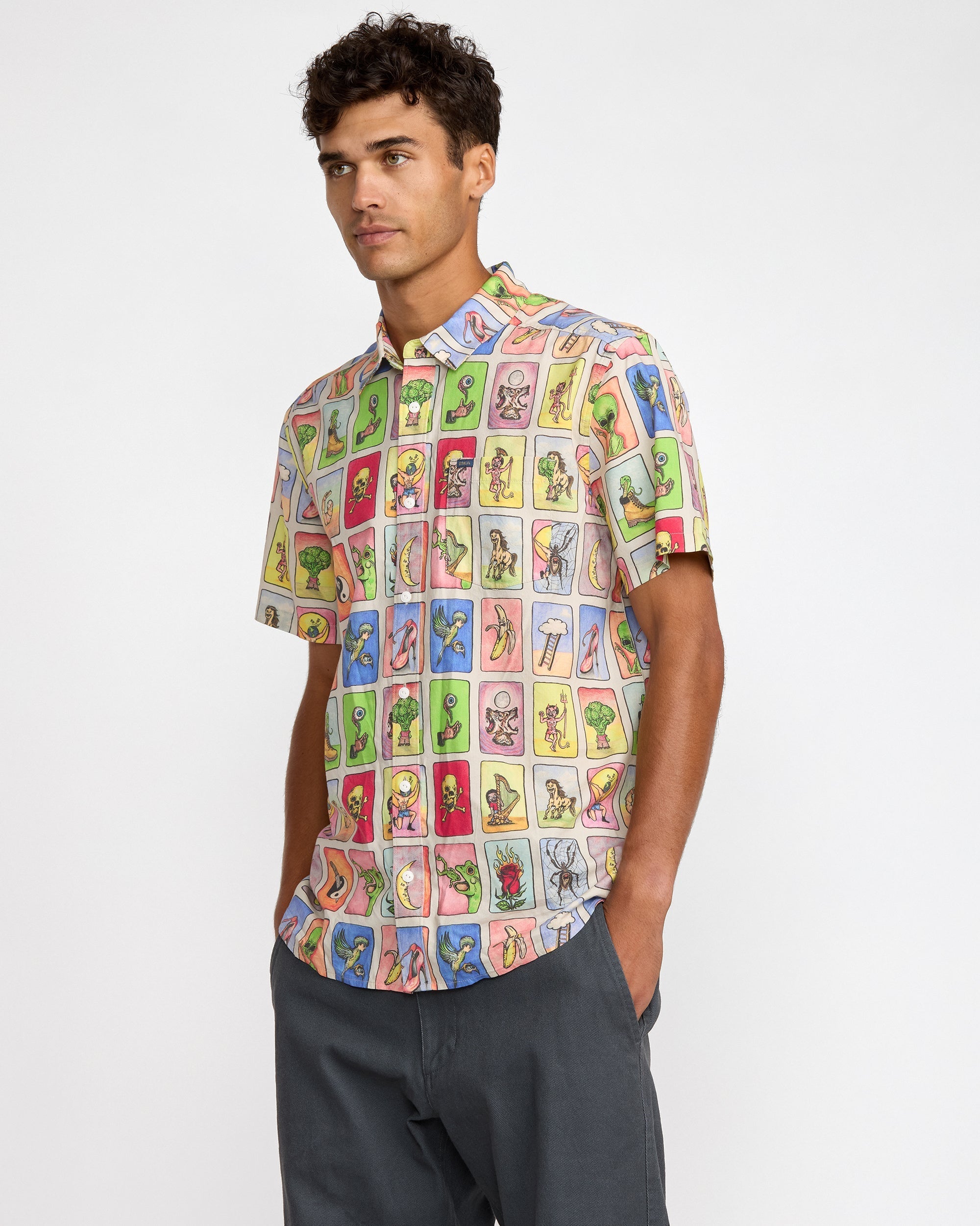 KSL Tarjeta Short Sleeve Shirt - Multi KSL | RVCA near me