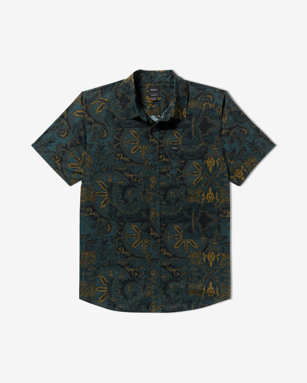 Sunup Short Sleeve Shirt - Hunter Green | RVCA outlet