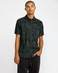 Sunup Short Sleeve Shirt - Hunter Green | RVCA outlet