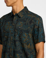 Sunup Short Sleeve Shirt - Hunter Green | RVCA outlet