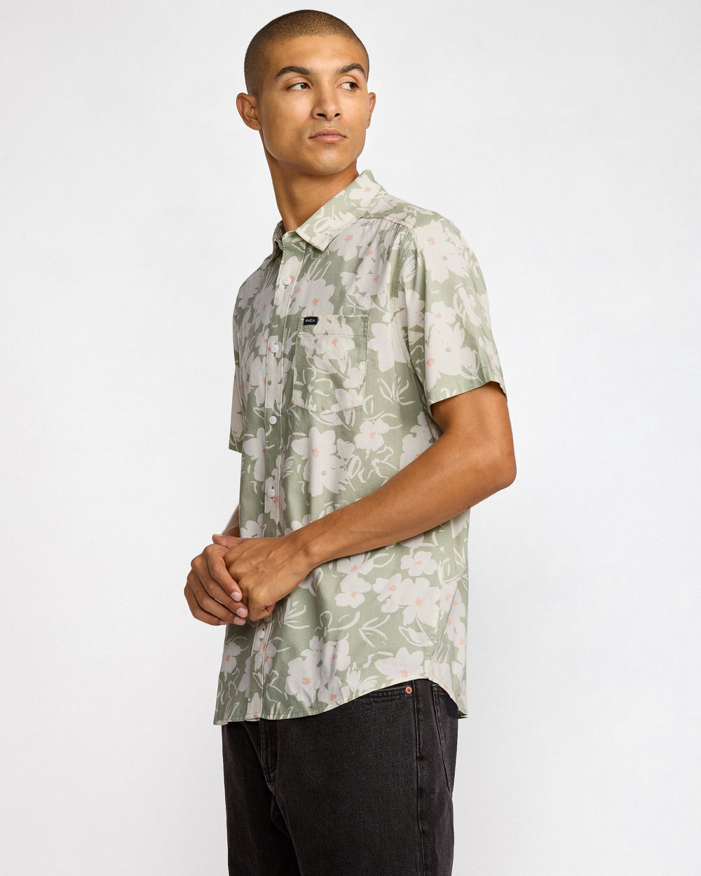 Sunup Short Sleeve Shirt - Light Olive | RVCA online