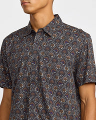Blossom Quilt Short Sleeve Shirt - RVCA Black | RVCA US