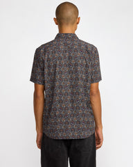 Blossom Quilt Short Sleeve Shirt - RVCA Black | RVCA US