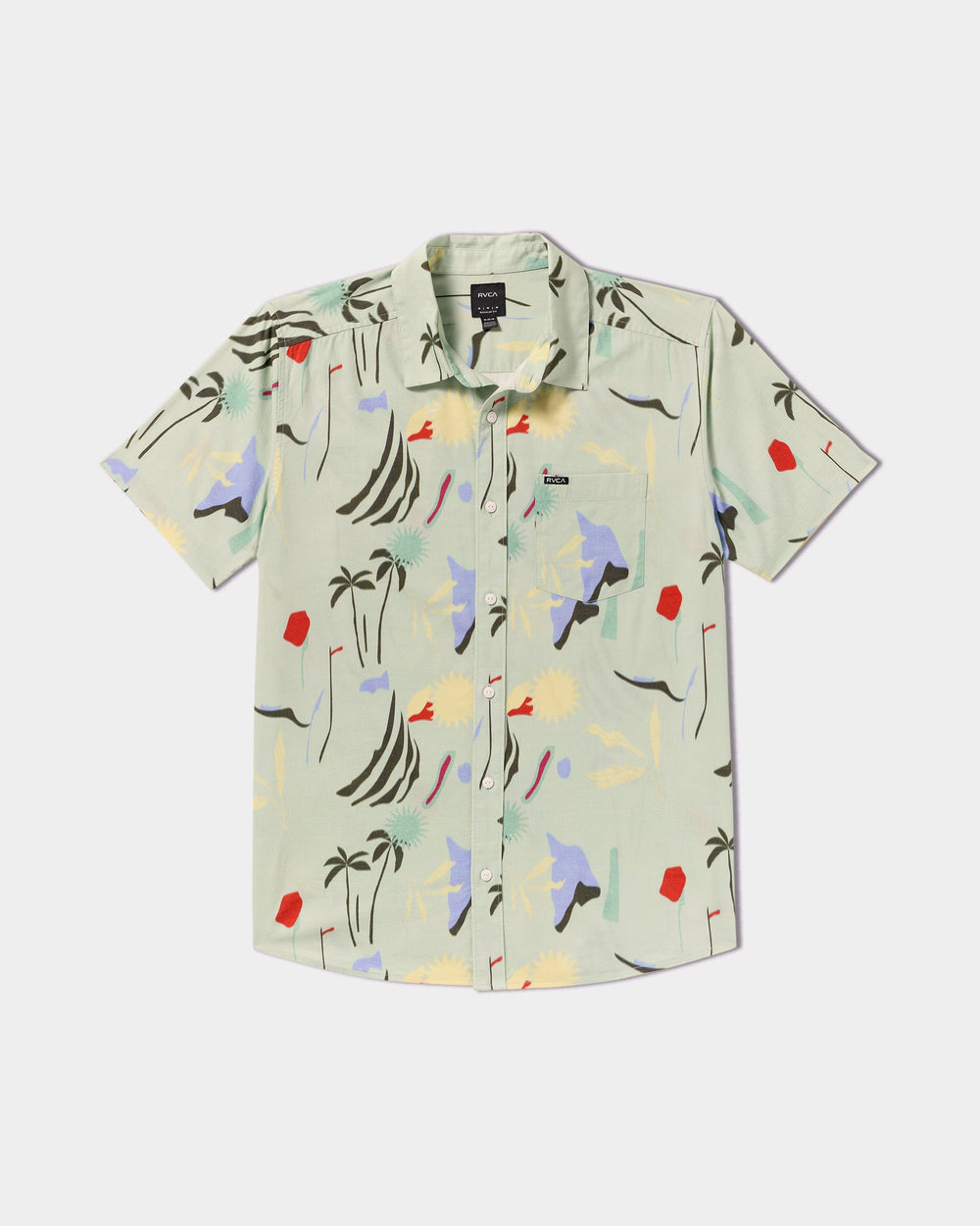 Craft Short Sleeve Shirt - Green Tea | RVCA online