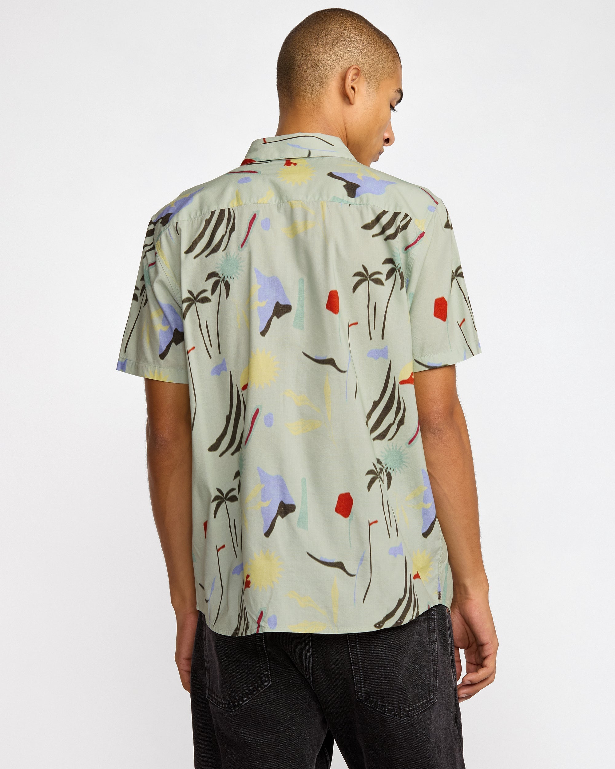 Craft Short Sleeve Shirt - Green Tea | RVCA online