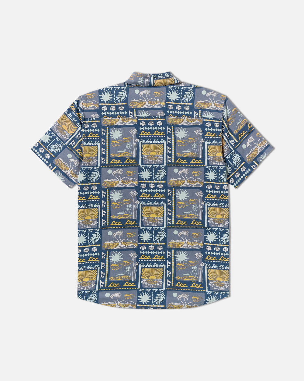 Hawaii Sunset Short Sleeve Shirt - Dark Denim | RVCA US