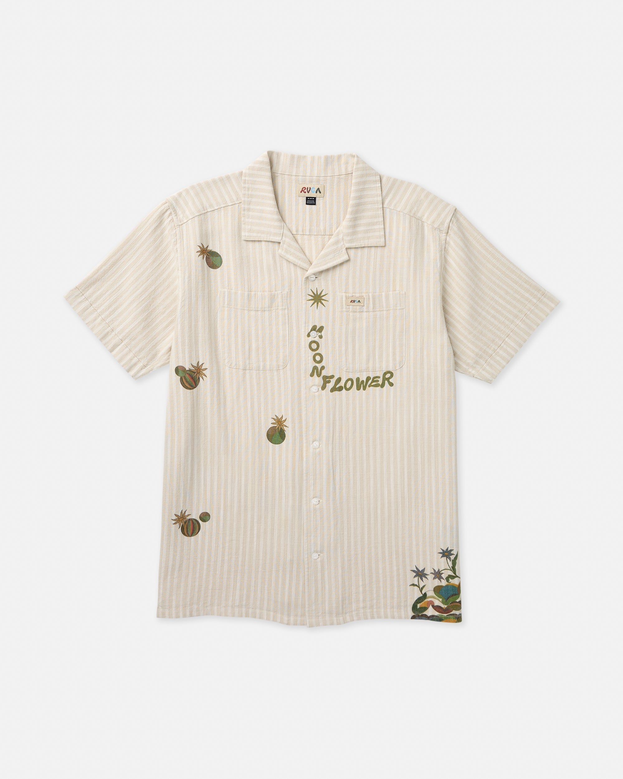 Mel G Moonlight Short Sleeve Shirt - Antique White | RVCA online