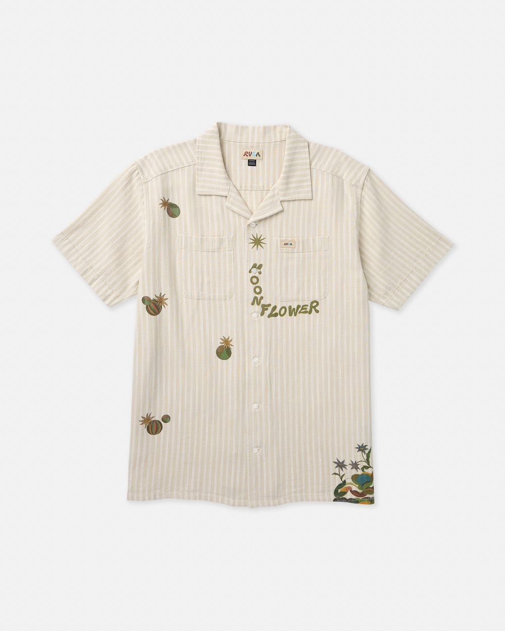 Mel G Moonlight Short Sleeve Shirt - Antique White | RVCA online