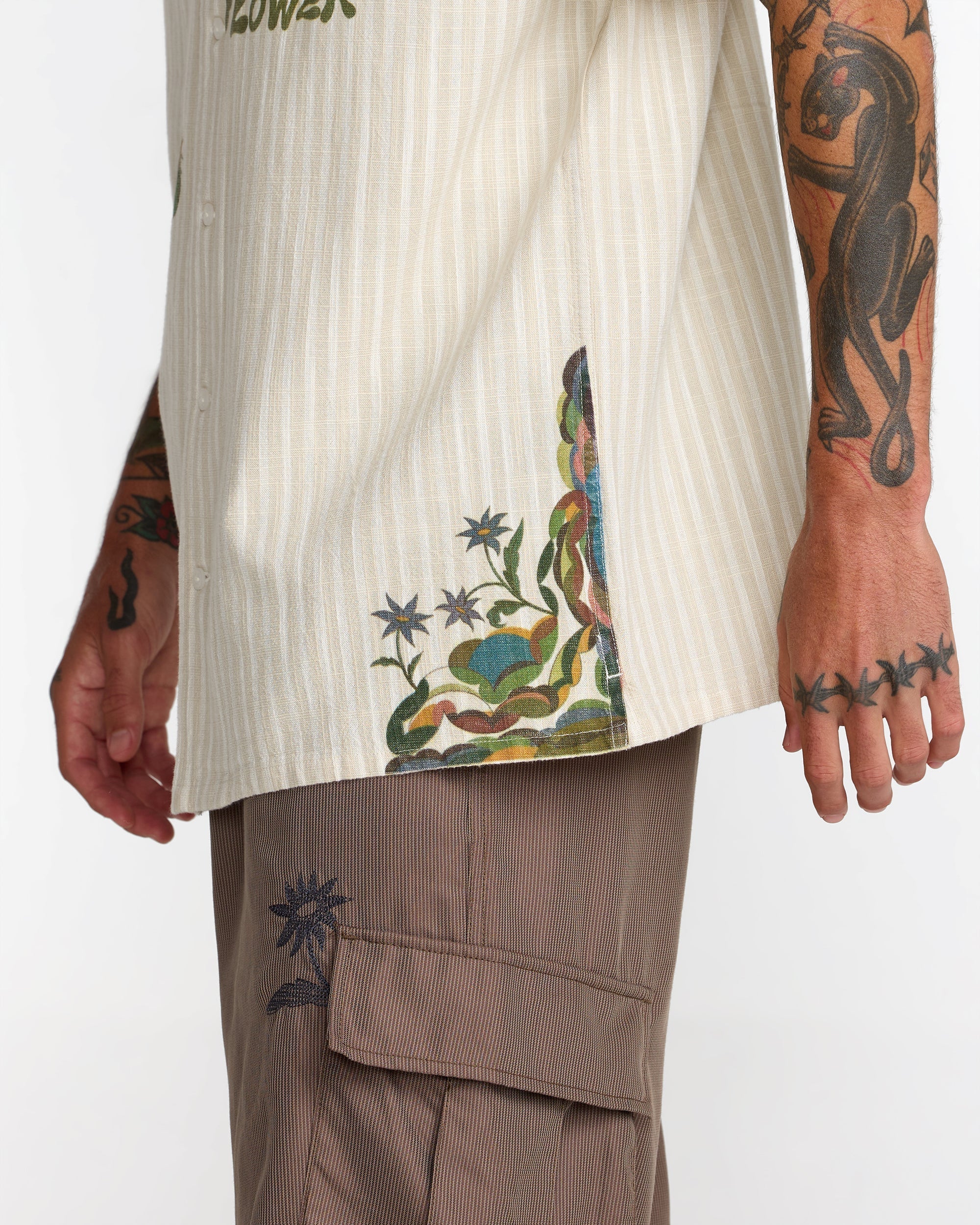 Mel G Moonlight Short Sleeve Shirt - Antique White | RVCA online