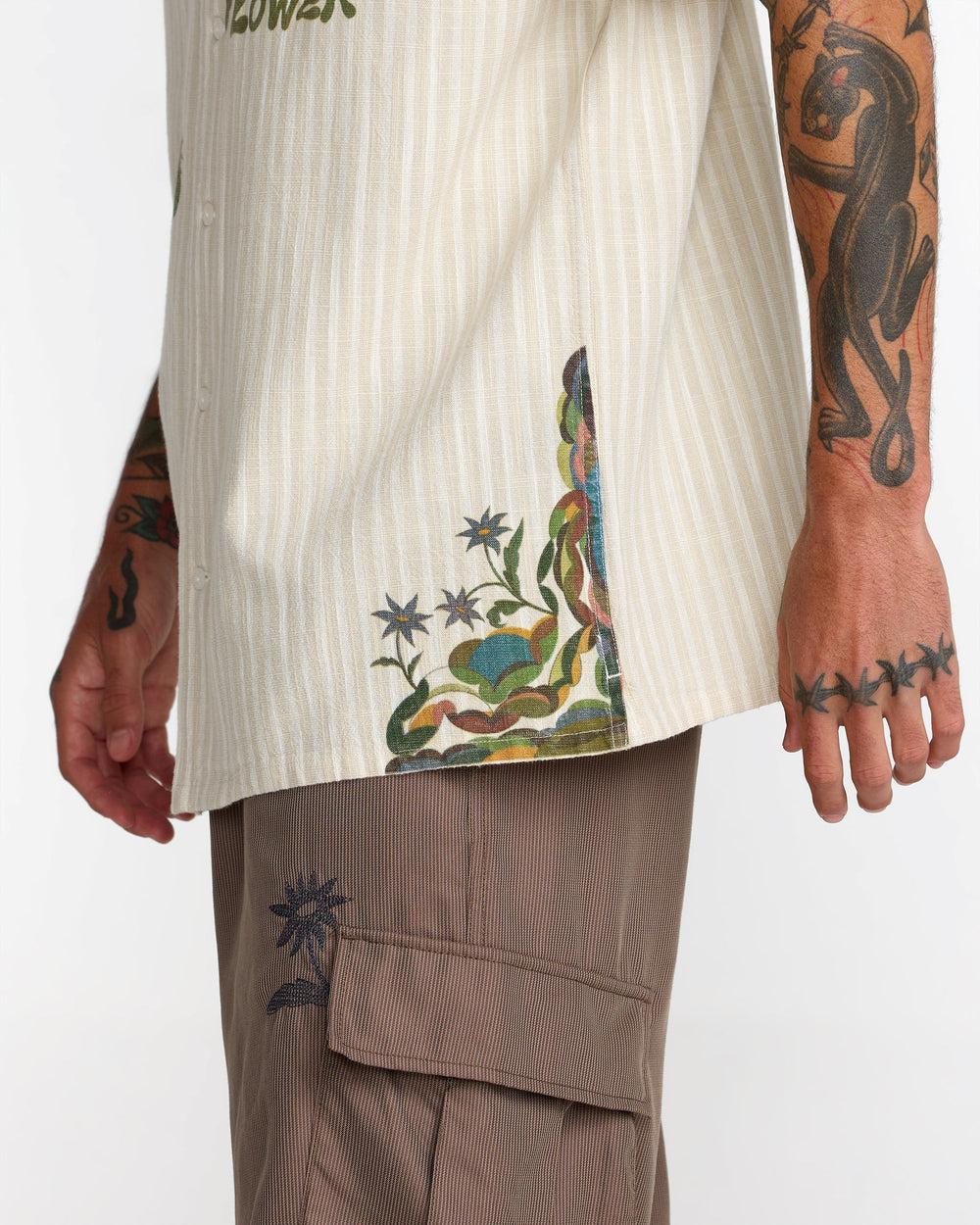 Mel G Moonlight Short Sleeve Shirt - Antique White | RVCA online