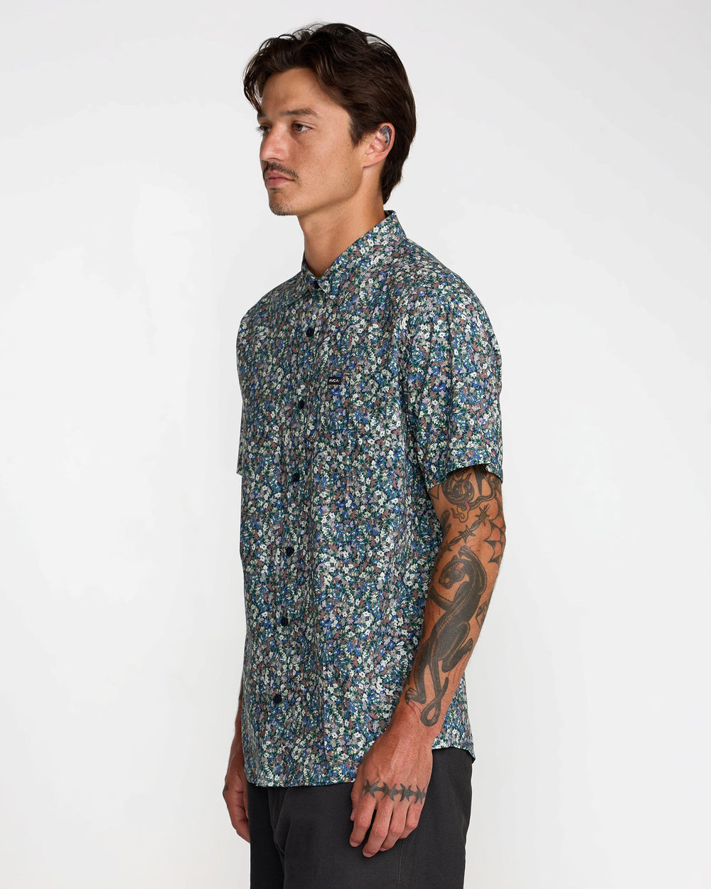 Heavy Bloom Shirt - Vintage Navy | RVCA US