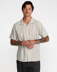 Beat Stripe Shirt - Chambray | RVCA near me