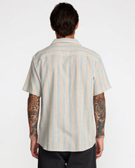 Beat Stripe Shirt - Chambray | RVCA near me