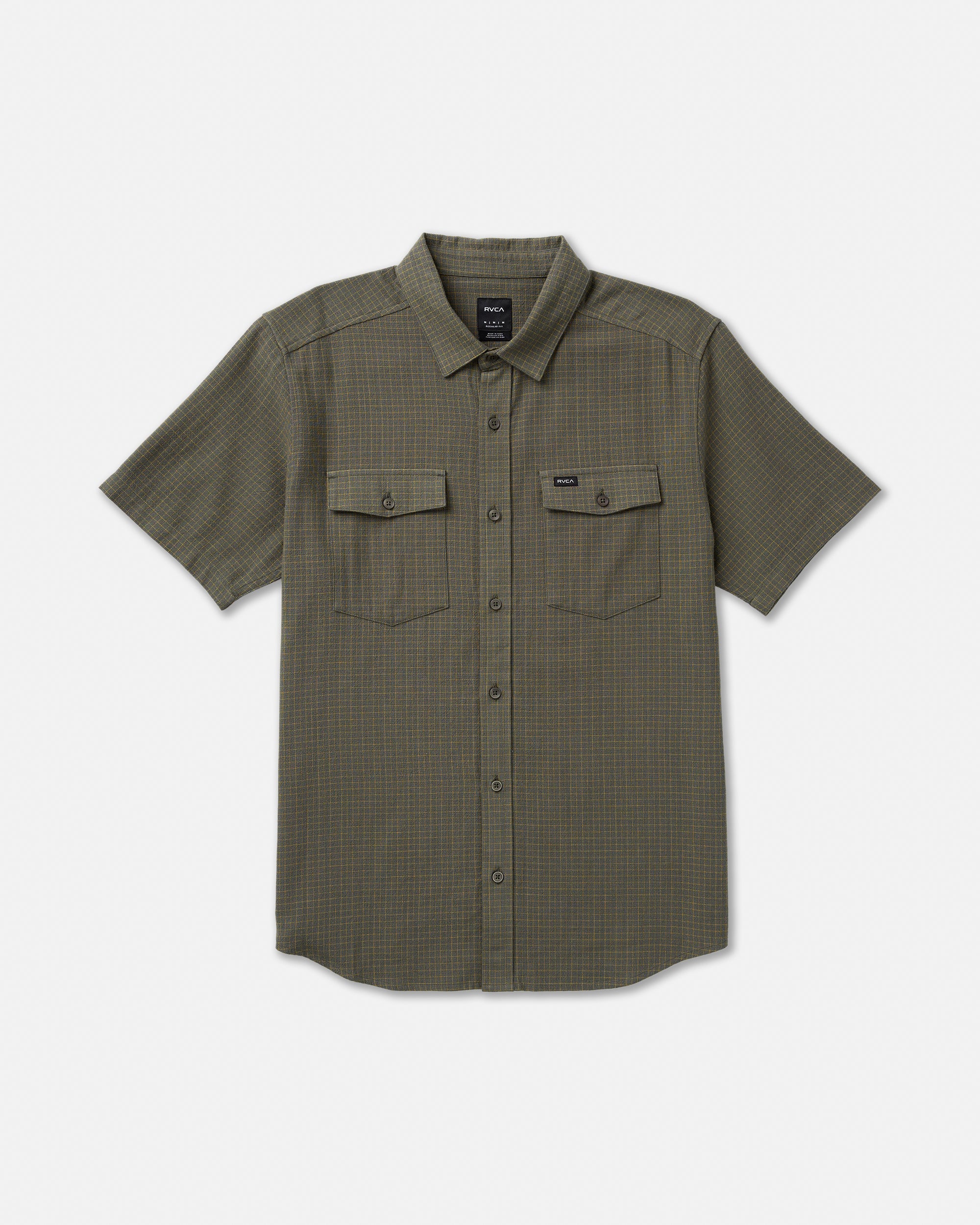 Costa Plaid - Sage Leaf | RVCA for sale