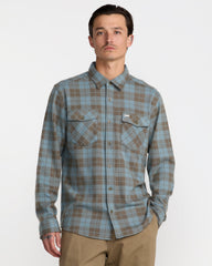 VAcancy Flannel Long Sleeve Shirt - Lead | RVCA online