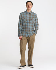 VAcancy Flannel Long Sleeve Shirt - Lead | RVCA online