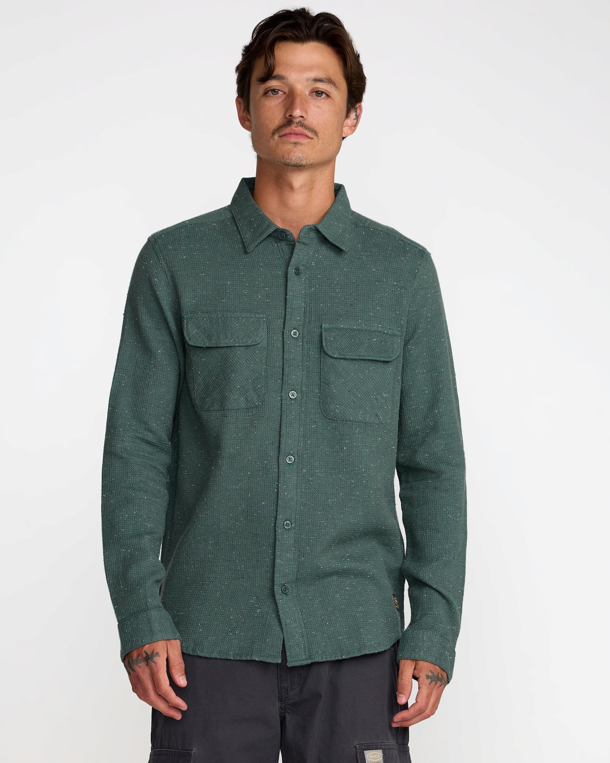 Dayshift Flannel - Balsam Green | RVCA discount