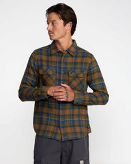 Dayshift Flannel - Olive | RVCA on sale