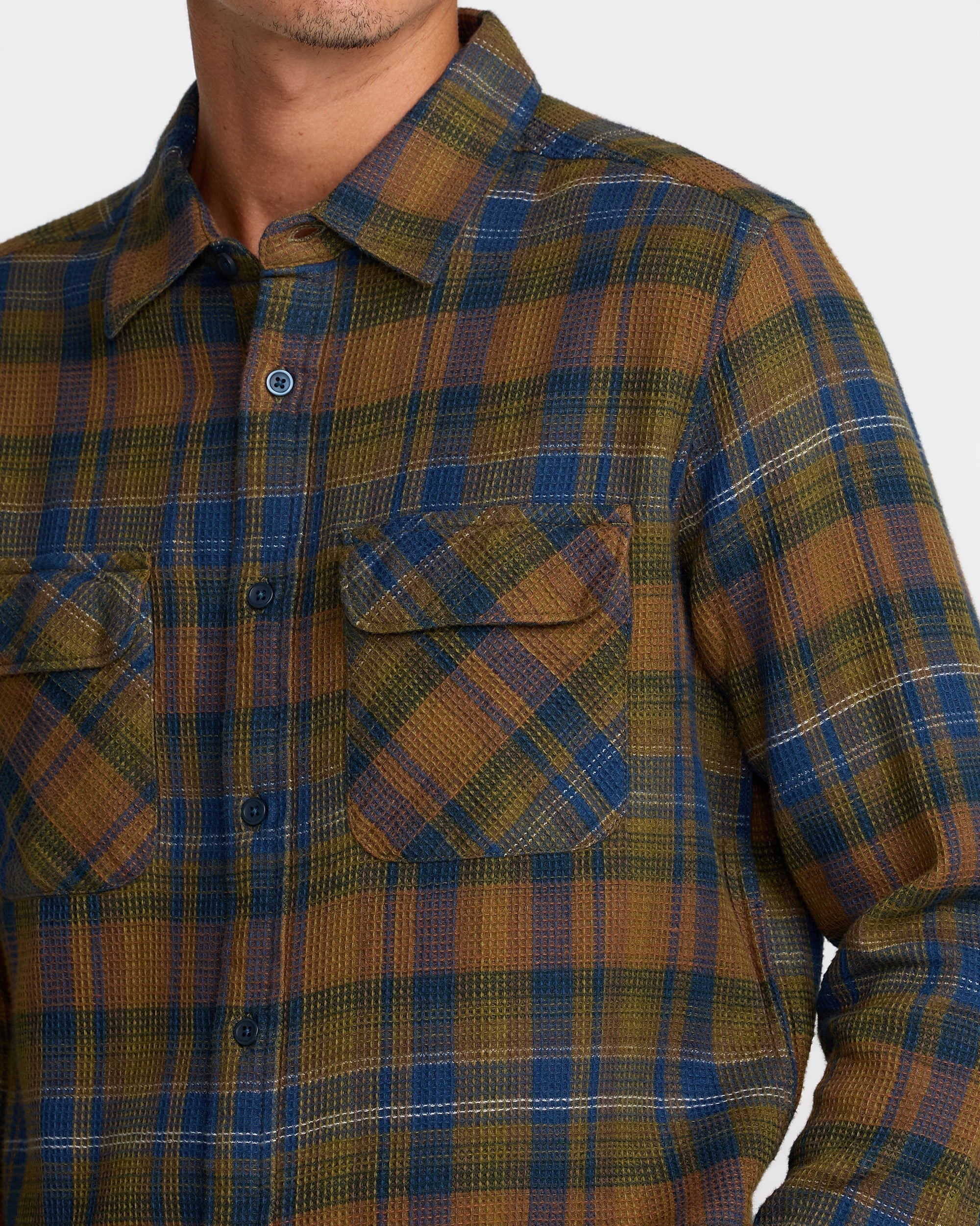 Dayshift Flannel - Olive | RVCA on sale