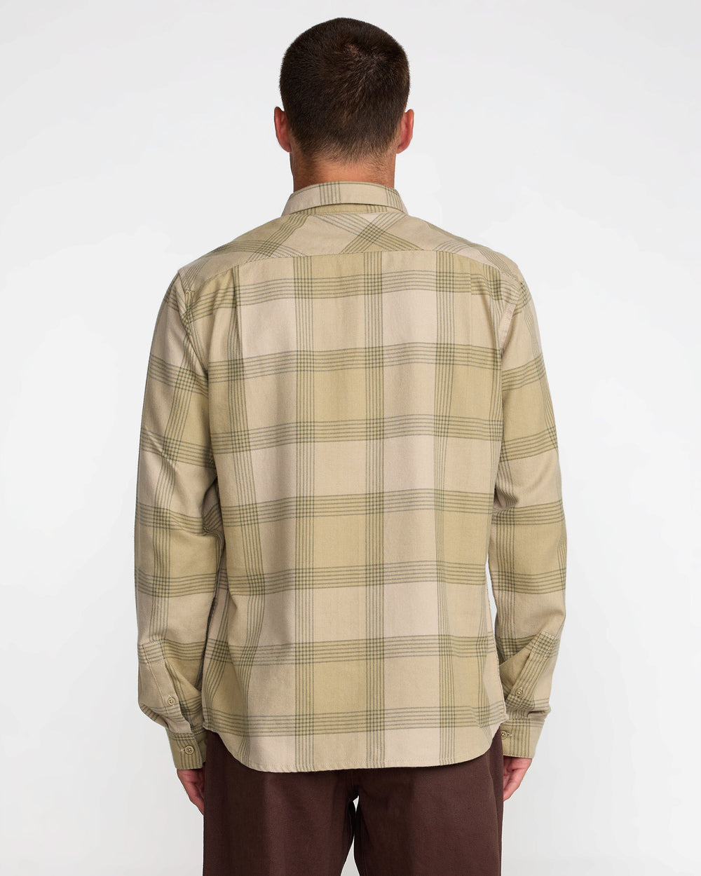 That'll Work Flannel Long Sleeve - Light Khaki | RVCA sale