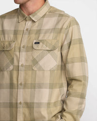 That'll Work Flannel Long Sleeve - Light Khaki | RVCA sale