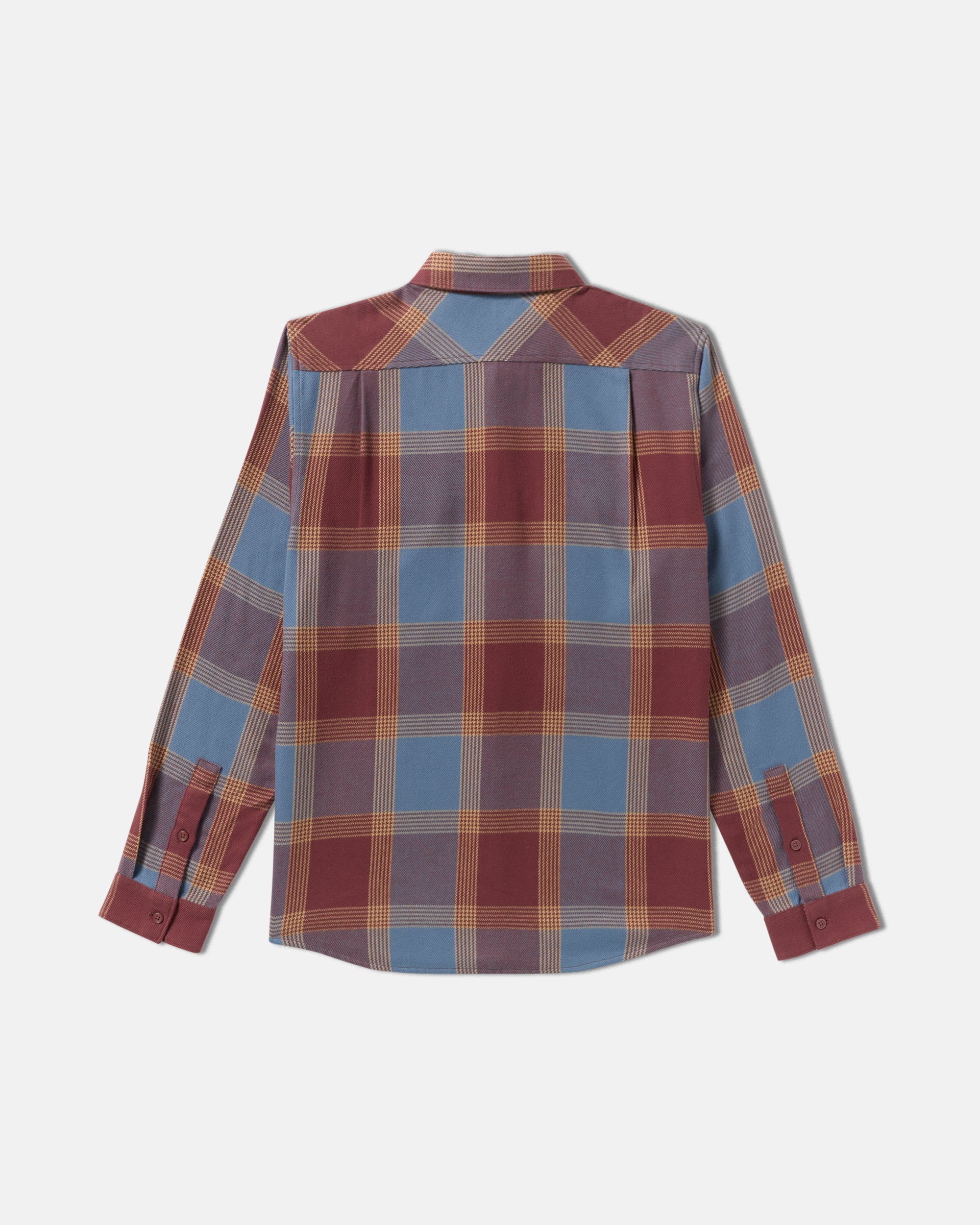 That'll Work Flannel Long Sleeve Shirt - Red Earth | RVCA for sale