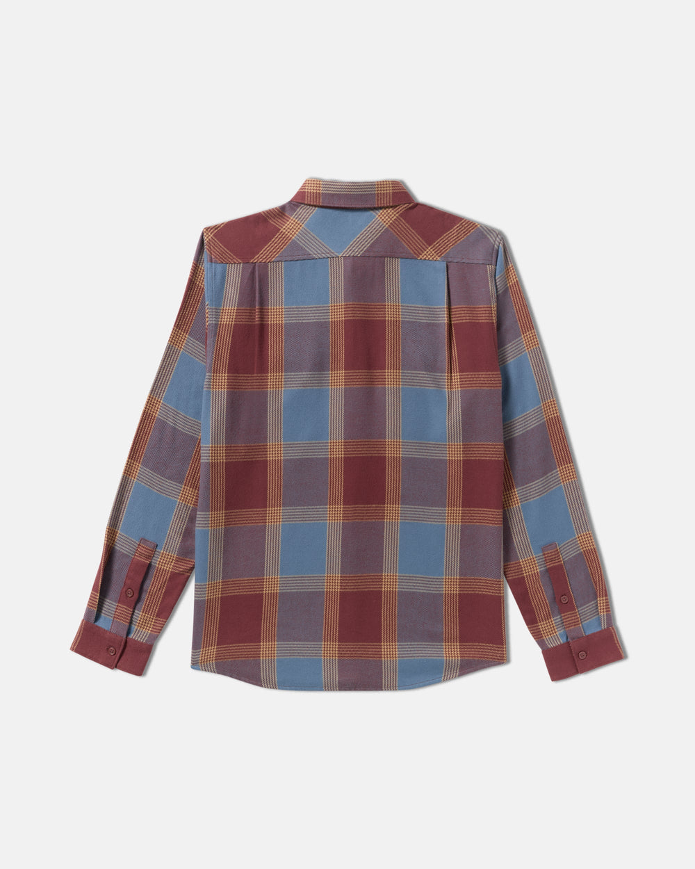 That'll Work Flannel Long Sleeve Shirt - Red Earth | RVCA for sale