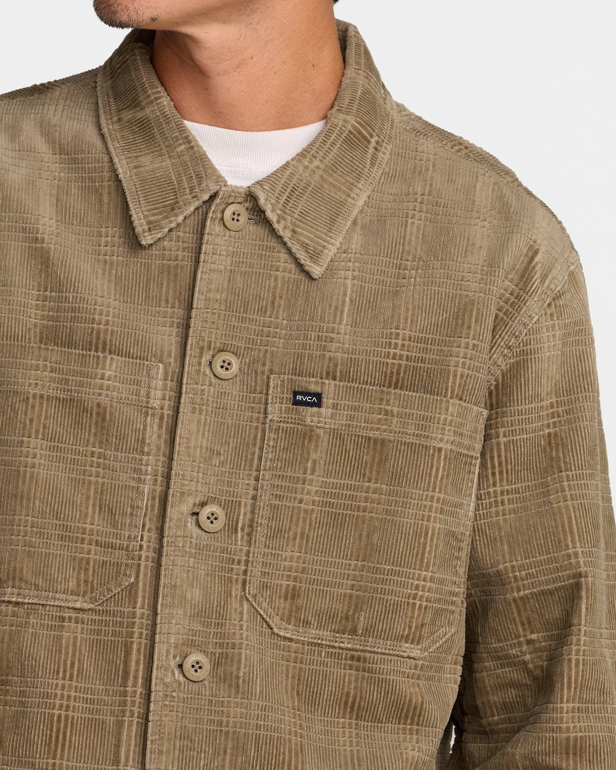 Adams Overshirt Jacket - Coyote | RVCA near me