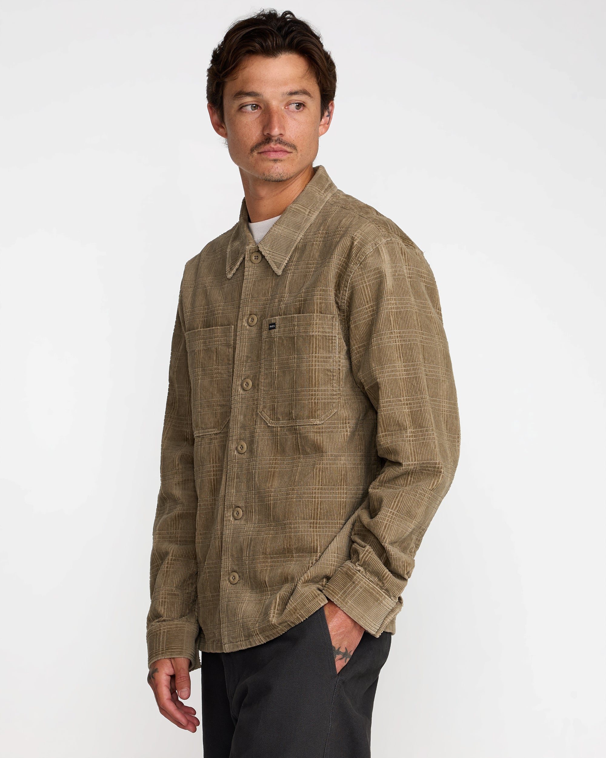 Adams Overshirt Jacket - Coyote | RVCA near me