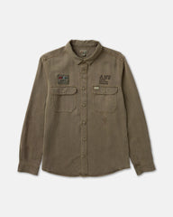 Mel G Moon Flower Long Sleeve Shirt - Mushroom | RVCA on sale