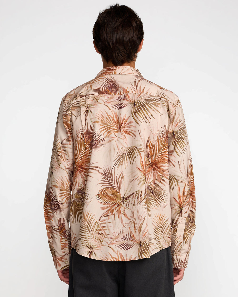 Mel G Palm Long Sleeve Shirt - Khaki | RVCA outlet