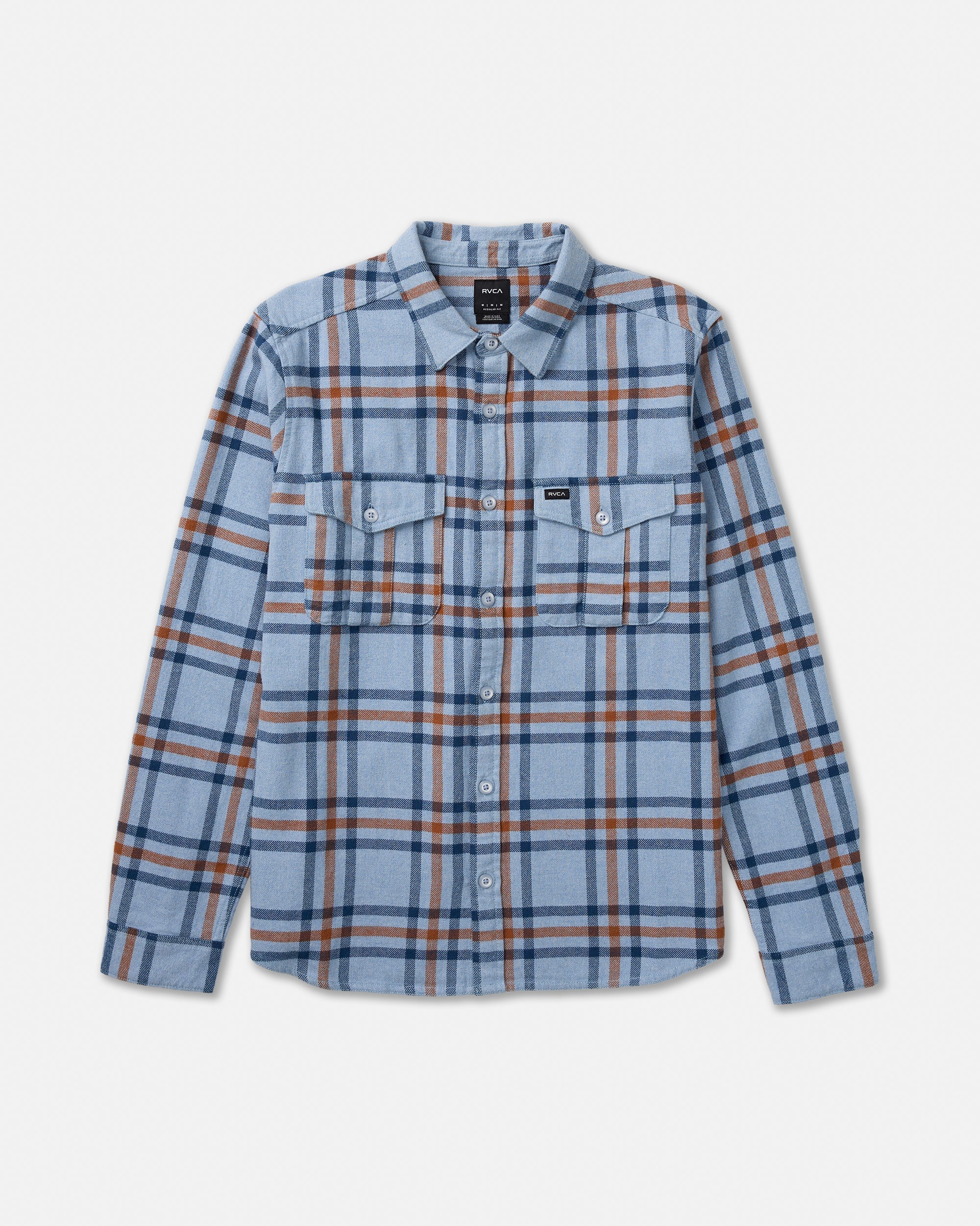 Hughes Flannel - Chambray | RVCA sale