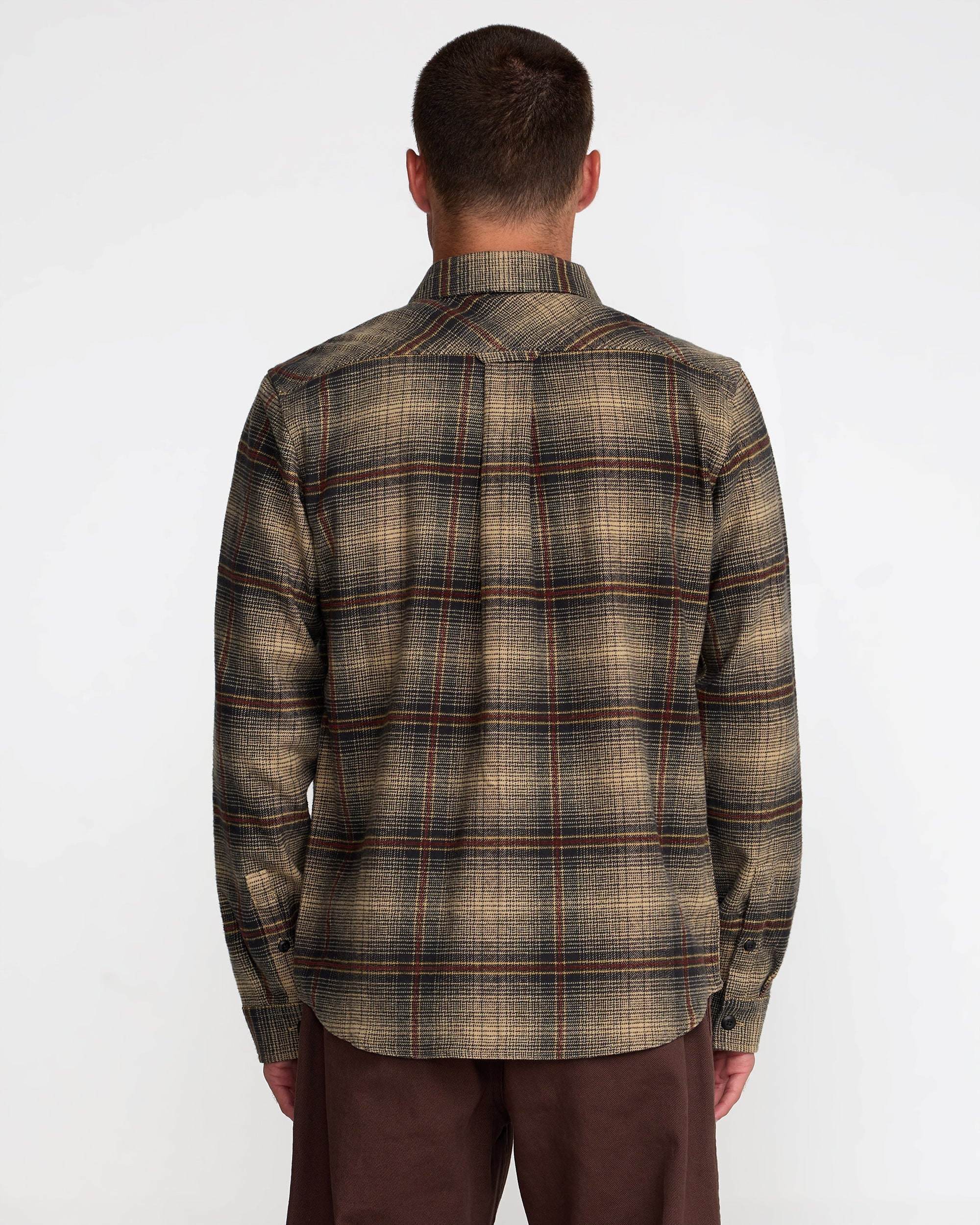 Hughes Flannel - Pirate Black | RVCA on sale