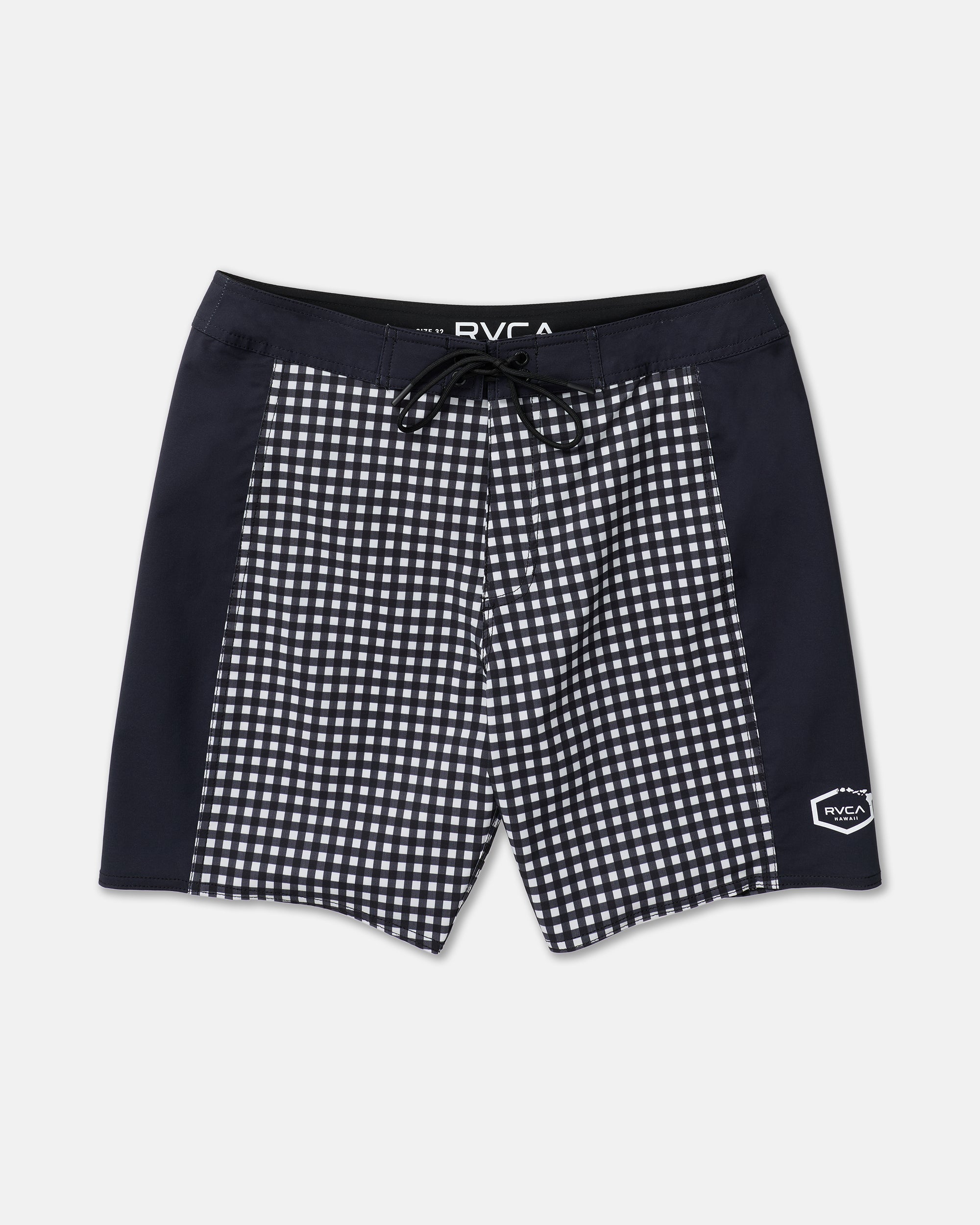 Hawaii Apex 2 Boardshort 18" - Black White | RVCA online