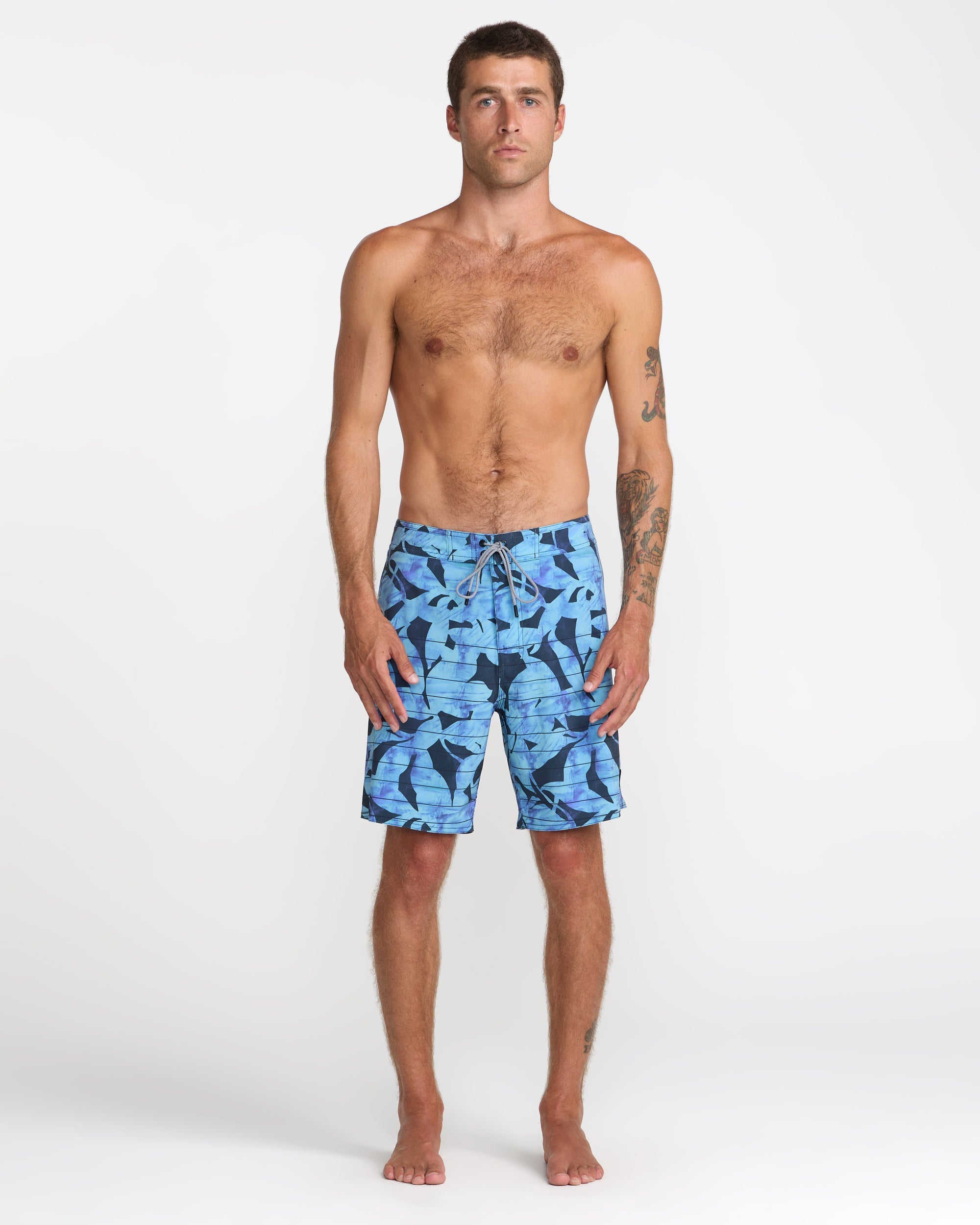 Steady Stripe Trunks - Vintage Blue | RVCA outlet