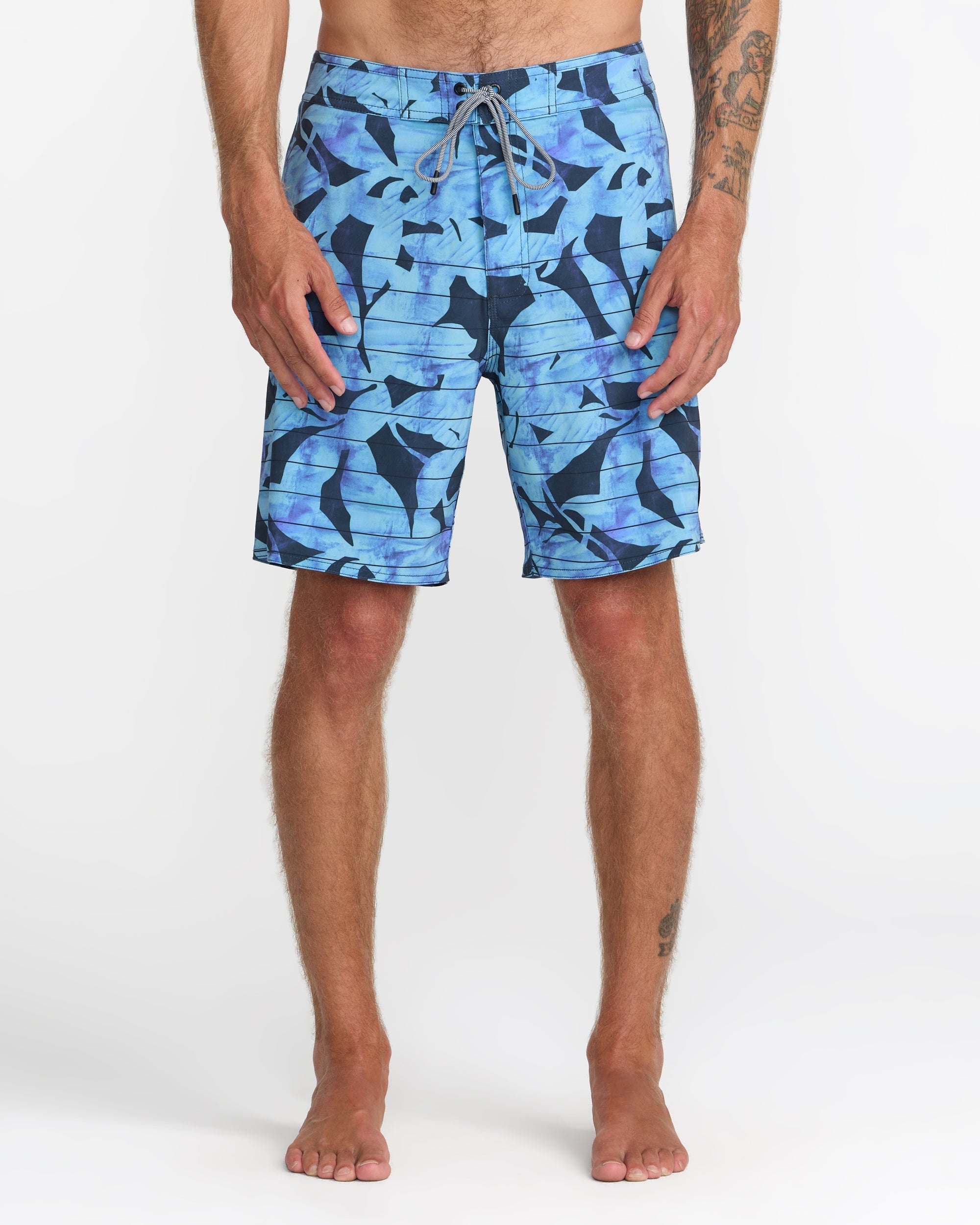 Steady Stripe Trunks - Vintage Blue | RVCA outlet
