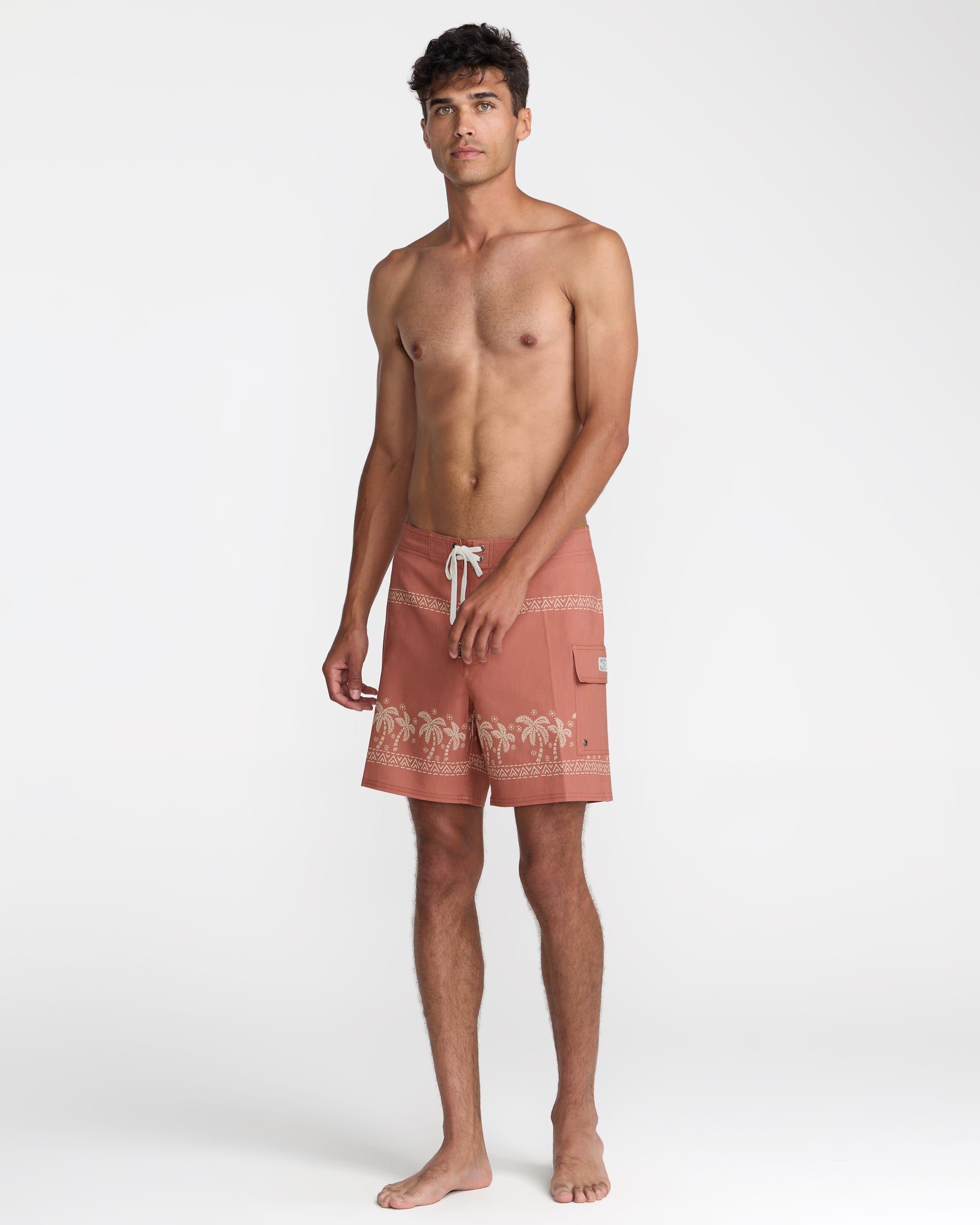 Exotica 17" Boardshorts - Burnt Red | RVCA US